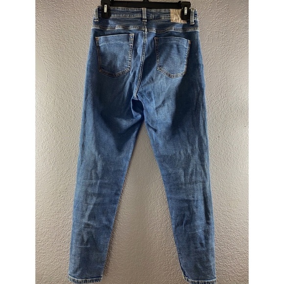 Zara Z1975 High Rise Skinny Medium Wash Jeans - Picture 8 of 10